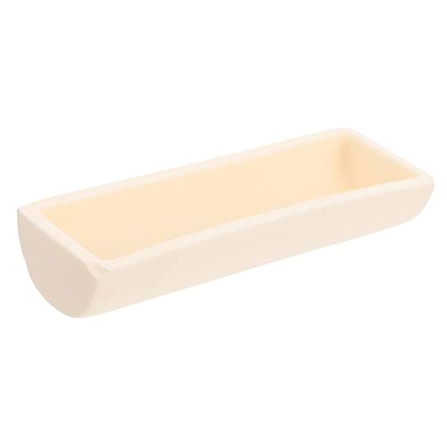 CIYODO Experimental Combustion Boat Crucible Melting Cup Basket Corundum Crucible Na2co3 Handle Tube Laboratory Crucible Spectrum Electric Stoves Book Lead Slots High Aluminum Oxide White