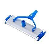 WATERTECH SYSTEMS Professional Swimming Pool Algae Cleaner Brush with Aluminium Handle and Stainless Steel Bristle (18 cm)