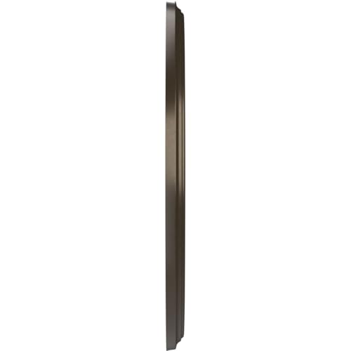 Image of 16 inchOD x 3 1 /2 inchID x 1 inchP Berkshire Thermoformed PVC Ceiling Medallion (Fits Canopies up to 7 inch), Metallic Dark Bronze
