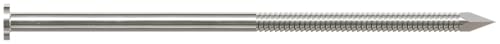 Simpson Strong-Tie T60ACNB - Clavos Comunes 6 pulgadas 4Ga con cabeza redonda y cuerpo estriado, anillados, inoxidable 316SS 25 lb miniatura 1