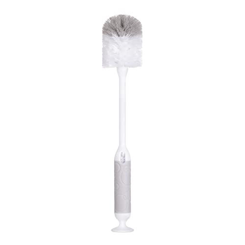 Ubbi Baby Bottle Brush Set, Bottle Brush And Nipple Brush, Baby Cleaning Essentials, Gray #TOP1