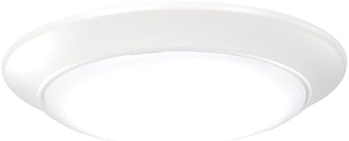 Minka Lavery 739-2-44-L Vantage LED Flush Mount, 1-Light, 13 Total Watts, 7.5-in H x 1.3-in W, White