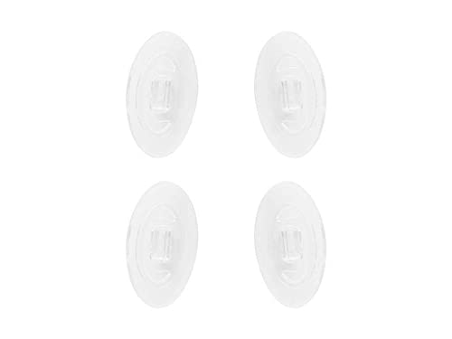 Image of Oversized Nose Pad Replacement for Oakley Plaintiff Squared Sunglass - Clear