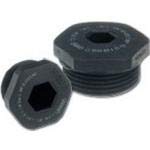 HM-25-BX, Black Nylon Hex Plug ATEX IECEx M25 Thread (10 Items)