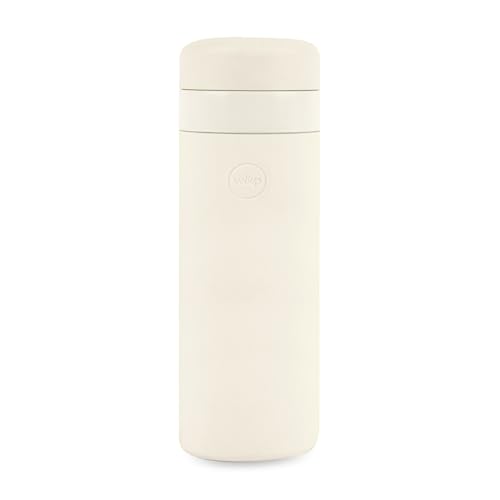 Reviews de Termo de Ceramica los más recomendados. 48 W&P Porter - Botella aislada de 20 onzas, revestimiento de cerámica de sabor limpio para agua, café y té, aislamiento al aspiradora de boca ancha, apto para lavaplatos, crema