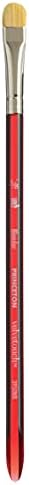 Princeton Velvetouch, Series 3950, Paint Brush for Acrylic, Oil and Watercolor, Blender, 3/8 Inch
