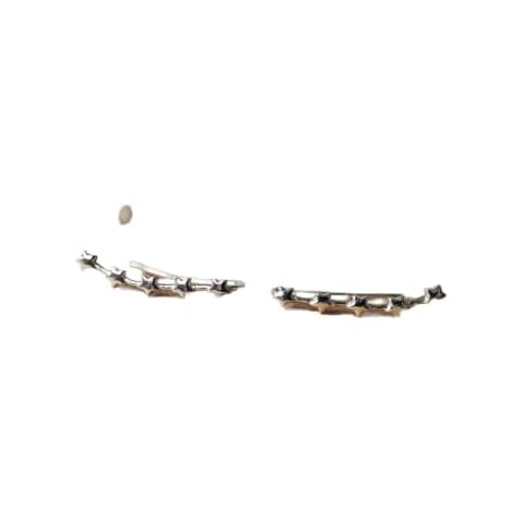 Stars Align Ear Climbers - 925 sterling silver ear climber earrings - Dainty ear crawlers - Ear cuffs - Minimalist - Stars Earrings Cover
