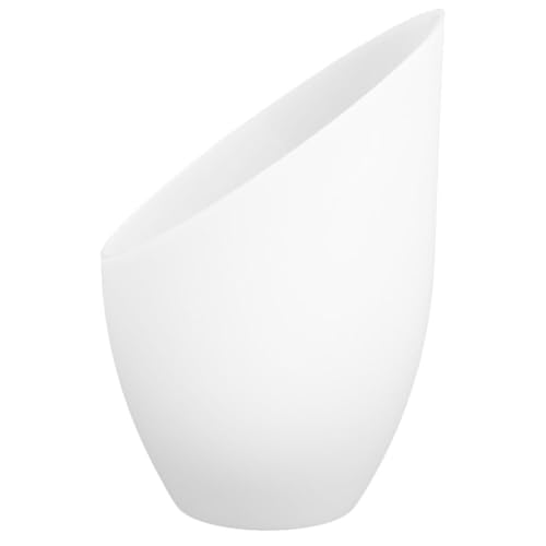Artibetter Pantalla de Lámpara de Herradura de Plástico Color Marfil 42 Mm Orificio Mediano para Lámpara de Pie, Cubierta Clara Decorativa para Hogar, Oficina y Hotel, Repuesto Funcional