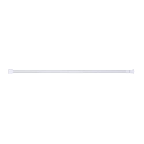 Mingzhe Barra Telescópica de Hierro para Cortina de Ducha 41,3~74,8 Pulgadas, Resistente, Antideslizante, Fácil Instalar, Adecuada para Baño, Cocina, Armario con Barniz
