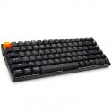 Keychron Compatível K2 Compact Gaming-Tastatur, Blue-Switch, weiße LE