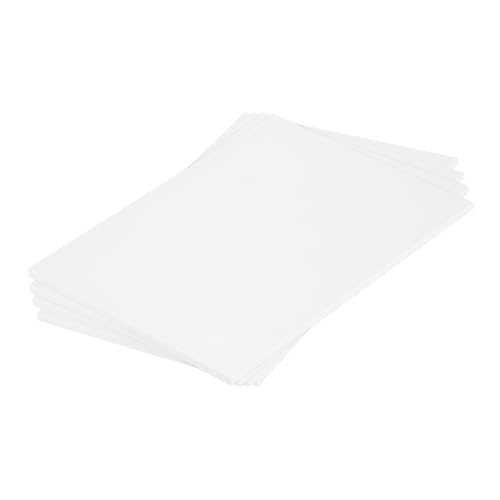 MECCANIXITY ABS Plastic Sheet 8 Inch x 6 Inch x 0.2 Inch ABS Styrene Sheets for Building Model DIY Crafts Panel White 4 Pcs
