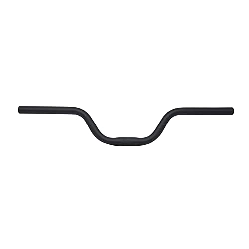 バイクバー25.4mmライザーバーラロングバーニウム合金90mmライグバーBMX自転車に適合、を固定, 黒, 600mm 90mm