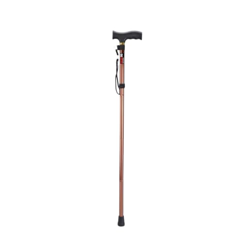 Image of Karma WS 121 Bronze Adjustable Walking Sticks for Elderly | Lightweight Anti- Slip Walking Cane