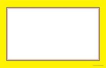 CYB203 Retail Price Signs, Cards Blank Border Red & Yellow Sale Pack of 100 (5 1/2 x 7)