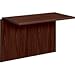 HON 10700 Series Bridge - 42" x 24" x 29.5" - Waterfall Edge - Material: Wood - Finish: Laminate, Mahogany