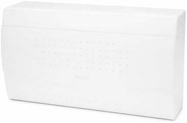 Cuadro de Distribución de Superficie 18 Módulos 1 Fila 350x105x195mm con Puerta Opaca IP40 400V ABS