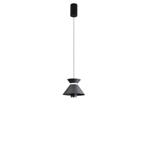 Lámpara colgante de paraguas regulable de un solo cabezal con luces LED de aluminio 2