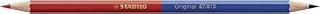 Stabilo Original Premium Colouring Pencils Single Pencil Two-Tone Red and Blue