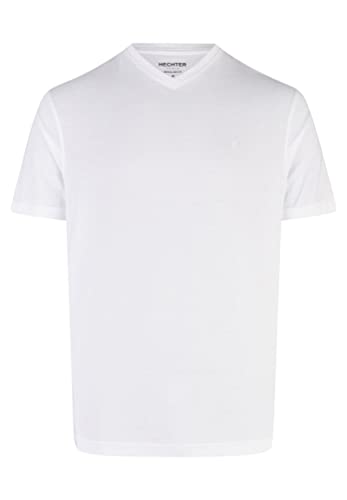 Daniel Hechter - Regular Fit - dwupak męski t-shirt z krótkim rękawem dekolt w serek/dekolt w serek (100902 76020), biały (10), M