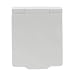 BeMatik - Base de Enchufe schuko empotrable IP44 a Tornillo con Tapa...