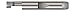 Micro 100 QBB-140800-000 Boring Tool - Right Hand - Quick Change, 9/64" Min Bore Dia.800" Max Bore Depth.035" Proj.0463" Offset, 3/16" Shank Dia, 2" OAL, Uncoated