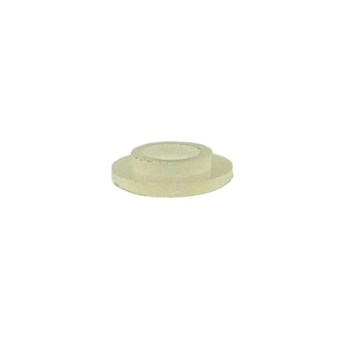 Nylon Shoulder Washer #10, White Insulating Bushing, 13/64' ID x 7/16' OD, 3/64' Shoulder Height...