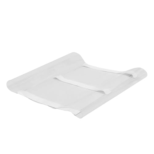 PLAFOPE Protector para Pies de Silla Transparente Alfombrilla de Plástico con Banda Elástica Cubierta Antipolvo y Resistente para Clínicas y Oficinas