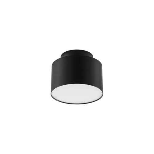 Lindby LED Proyector, foco Nivoria (Moderno) en Negro hecho de Aluminio e.o. para Salón & Comedor (1 llama, empotrado lámpara techo pared