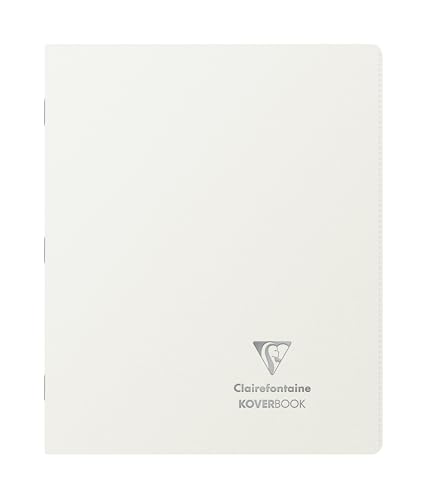 �N���[���t�H���e�[�k �J�o�[�u�b�N �V���o�[ ���r 17x22cm �z�`�L�X���� Clairfontaine KOVERBOOK SILVER �z���C�g cf951841wh