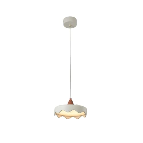 VICIYOO French Cream Style Chandelier/Simple Modern Restaurant Pendant Light/Home Sofa Background Wall Study Hanging Lamp/Retro Bedroom Bedside LightingFixture (22W)