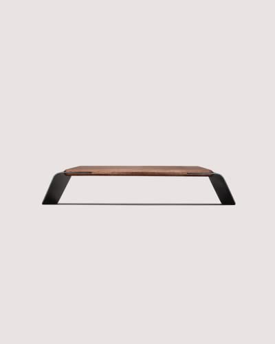 Soporte para portátil NOOE de madera nogal y aluminio miniatura 6