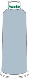 Madeira Rayon Embroidery Thread 5500yd Cone BLUE GRAY Color: 1153