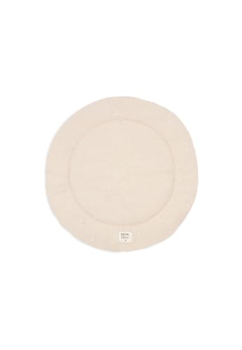 Jollein Boucle Natural 95 cm Round Playpen Rug 017-537-66060