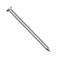 Pointes tête plate acier galvanisé, diamètre 2,7 mm, longueur 60 mm, cartouche de 5 kg