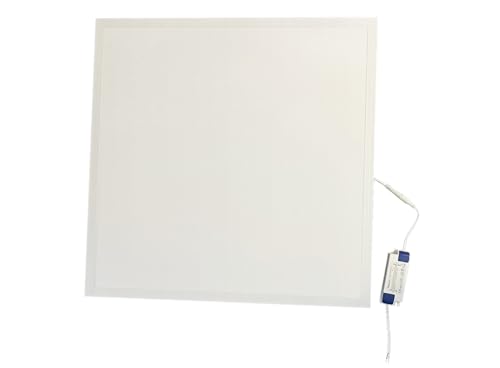 Panneau LED 60x60 anti fatigue visuelle 3000K cadre blanc