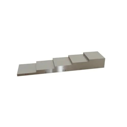 Bloque de Calibración de Espesores 2.5-5-7.5-10-12.5mm Bloque de Prueba de 5 Pasos de Aluminio 6063 para Calibrador de Espesor miniatura 2