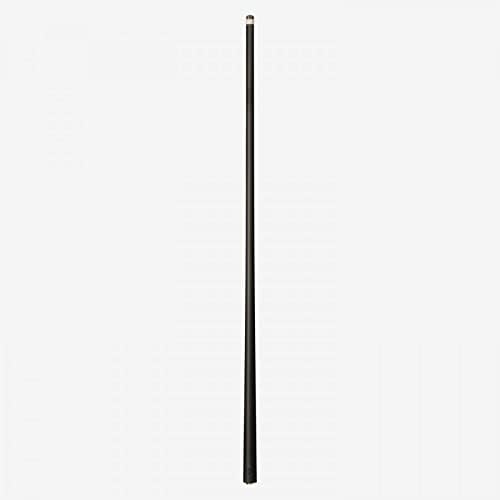 LUCASI LP20 Cue, Midnight Black, Floating Imitation Bone/Silver Crush Inlay Points, Pinnacle Carbon Fiber Composite Shaft