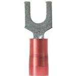 Panduit, PN18-6F-M, Fork Terminal Nylon Insulated 22-18 AWG #6 Stud Size Bulk Package. (1000 Item/s)