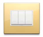  Vimar Serie Eikon Evo – Placca 4 Moduli Alluminio Serie Eikon Oro Lucido