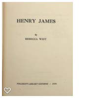 Henry James West, Rebecca 9780841495272 Books