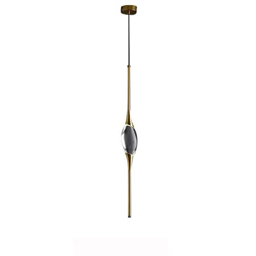 Lustre de chevet en cristal suspendu pour remplacer vos lampes de nuit