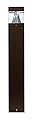Solus SPC203BC-L22S-BZ Square Bronze LED Landscape Bollard Light, Exterior Surface Mounted Aluminum Construction, ETL Listed, 120-277V, Switchable Wattage, Turnable CCT, 42" L x 6.3" W