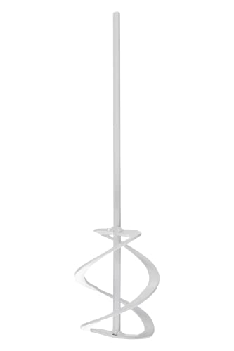 wolfcraft Mörtel- & Klebermischer „Professional“ Ø 90 mm I 1702000 I Rührstab für Bohrmaschinen zum Mischen von Mörtel, Kleber, Putz, Spachtelmasse