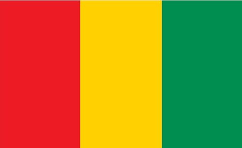 Drapeau de la Guinée haut de gamme 90 x 60 cm drapeaux nationaux - 2