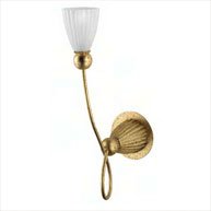  Terzani Rose Tulipe - Lampada da parete, 1 flg. oro-bianco
