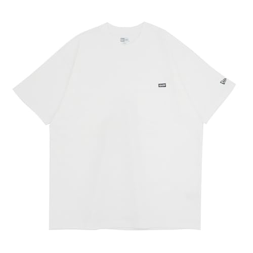 [�j���[�G��] ����T�V���c ONSPOTZ�ʒ� �|�P�b�g �z���C�g L S/S Cotton Pocket Tee Mini Brand Logo