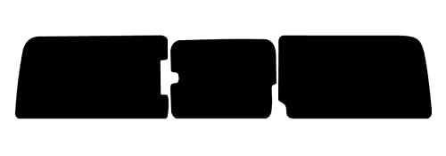 True Line Automotive Car Tint Windows Kit Compatible with Jeep Gladiator 2020-2023 - Customizable Back Window - Pre Cut Car Window Tint - Tint for Car Windows - Window Tint Kit for Cars