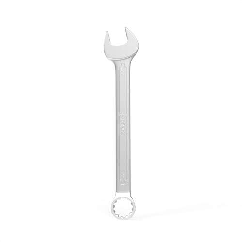 Image of Groz Combination Spanner 22 mm, Length 248 mm | DIN 3113 Standards | Chrome Vanadium, Matt Satin Chrome Combination Wrench Tool | CSP /DIN /22G