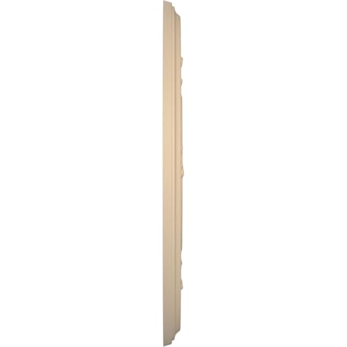 Image of Ekena Millwork 10 inchOD x 3 1 /2 inchID x 3 /4 inchP Baltimore Thermoformed PVC Ceiling Medallion (Fits Canopies up to 4 1 /4 inch), UltraCover Satin Smokey Beige