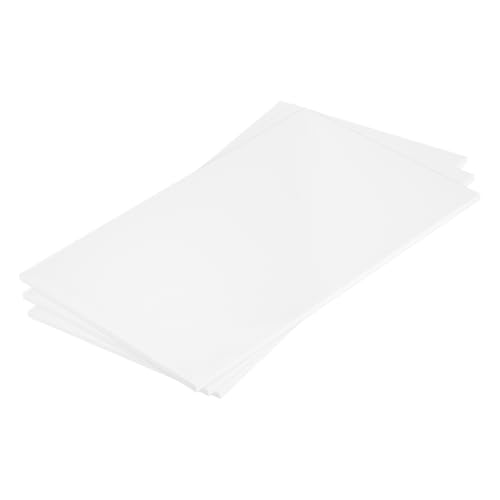 MECCANIXITY ABS Plastic Sheet 10 x 6 x 0.16 Inch ABS Styrene Sheets for Building Model DIY Crafts Panel White 3 Pcs